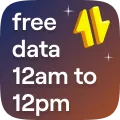 12am - 12pm unlimited data