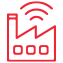 Industrial Internet of Things (IIoT) icons representing a variety of industrial and smart technology functions
