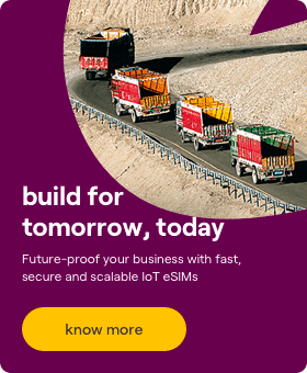 Banner for eSIM services, highlighting the advantages and applications of eSIM technology