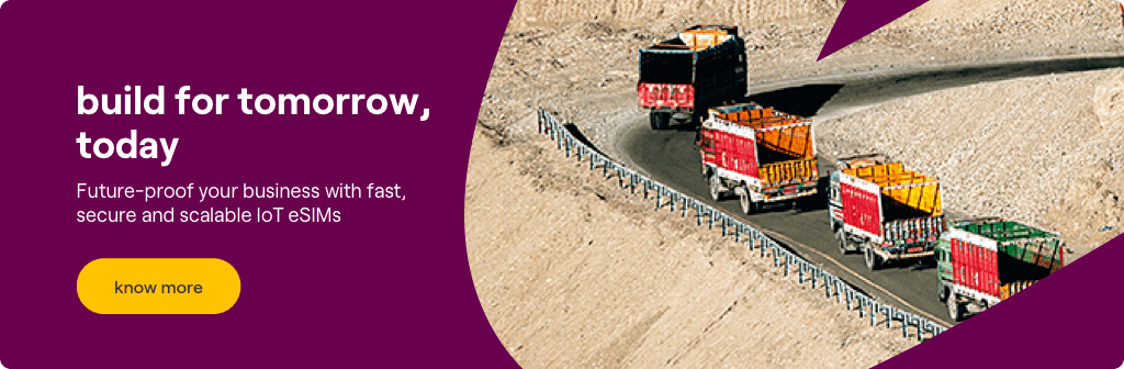 Banner for eSIM services, highlighting the advantages and applications of eSIM technology