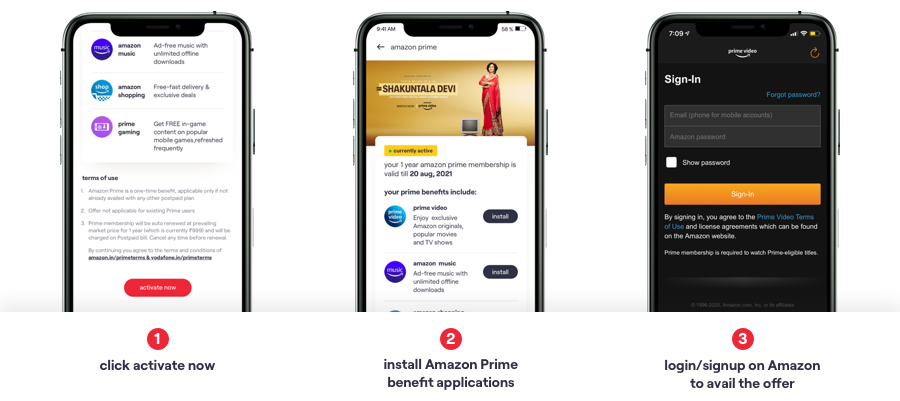 Amazon Prime Membership Offer Free Amazon Prime Subscription With Postpaid For 1 Year