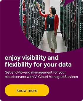 Vi Cloud Managed Services end to end server management.