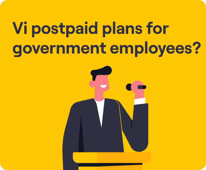 Vi Postpaid Plans for Government Employees