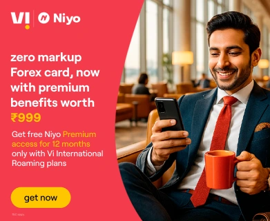 Vi Niyo Zero Forex Card