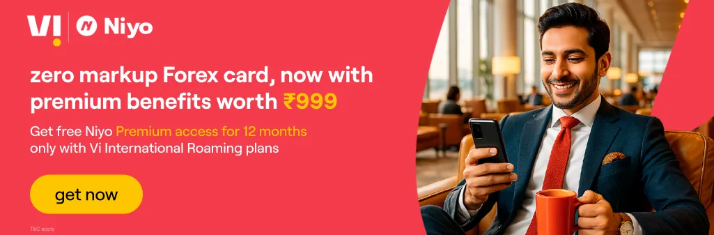 Vi Niyo Zero Forex Card