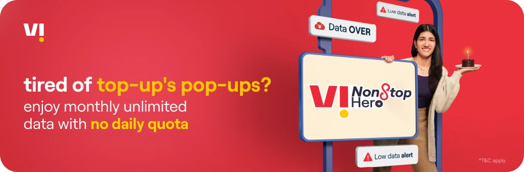 Recharge with the NonStop Hero prepaid unlimited data plan to enjoy unlimited 4g and unlimited 5g