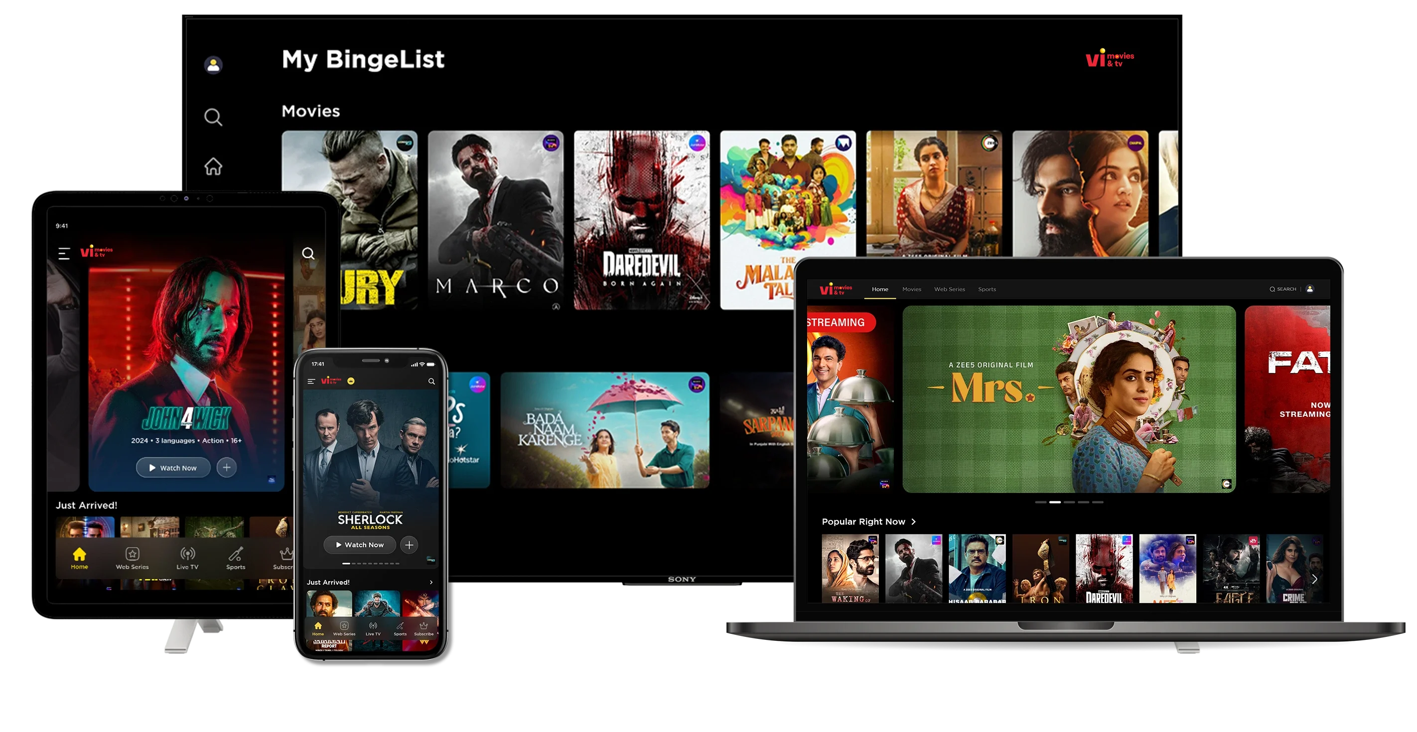 All OTT Platforms in One App