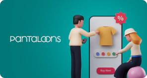 Get extra 8% off on Pantaloons (over & above the platform offers)