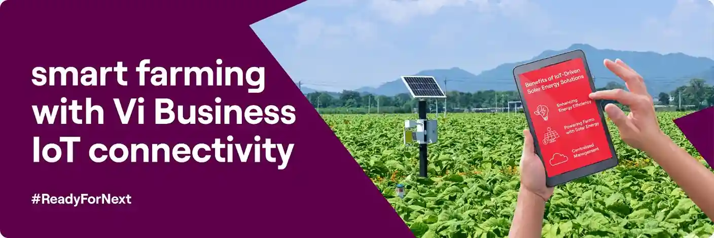  smart farming with Vi Business IoT connectivity