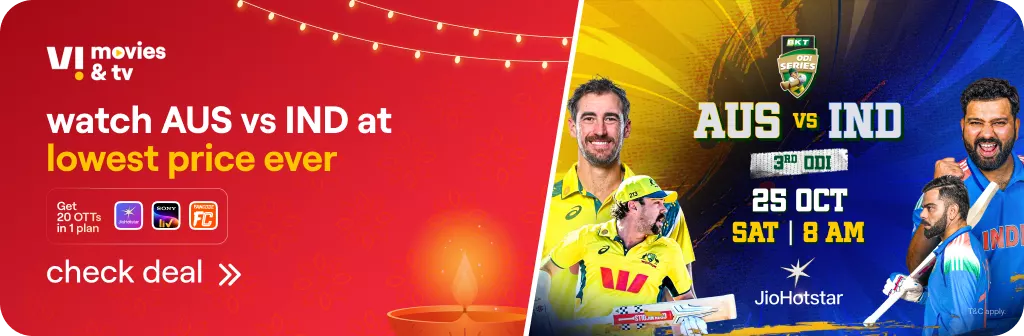 India Vs Australia on ViMTV
