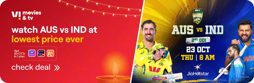 India Vs Australia on ViMTV