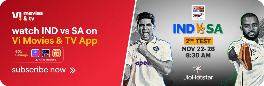 India Vs South Africa on ViMTV