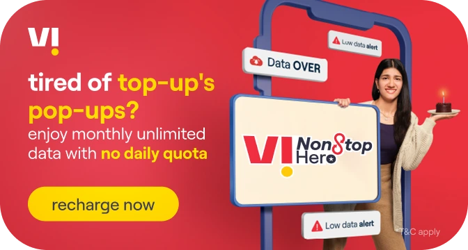 Enjoy unlimited 4g and 5g internet everyday with our NonStop Hero prepaid unlimited data recharge