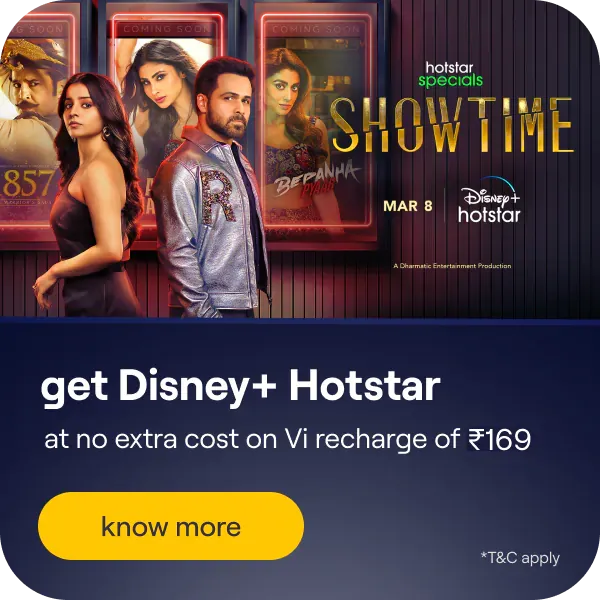 Show Time on Disney+Hotstar