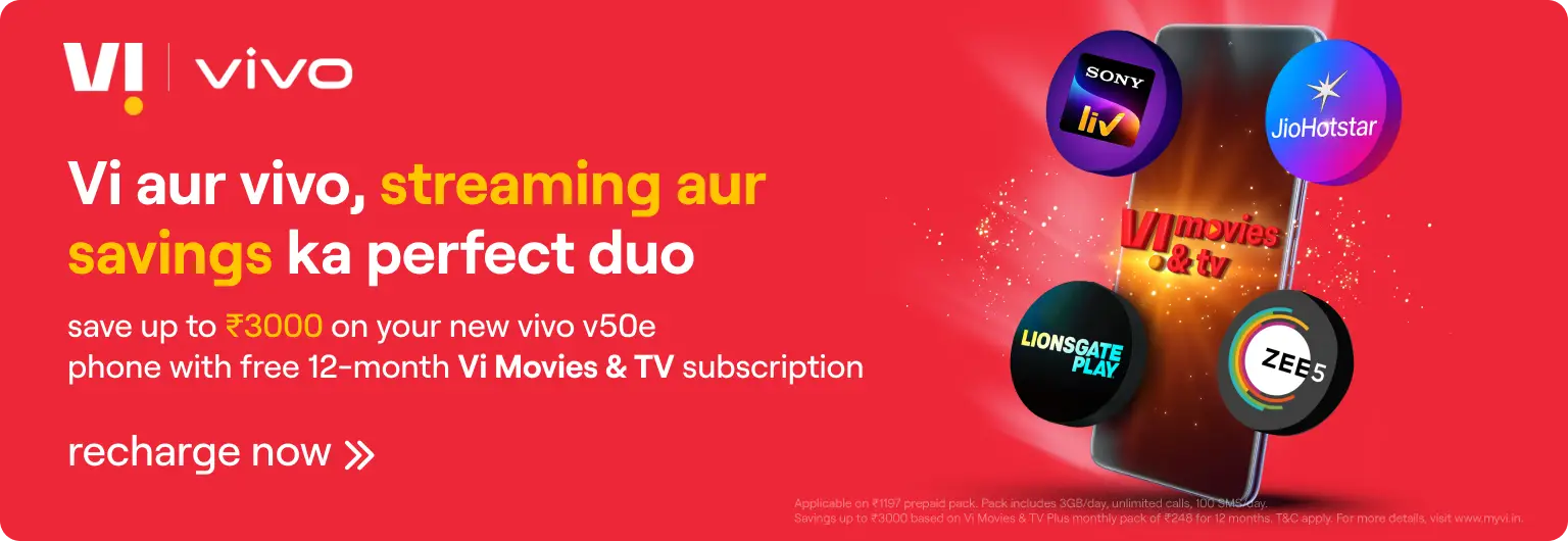 Vi vivo V50e OTT BUNDLE OFFER