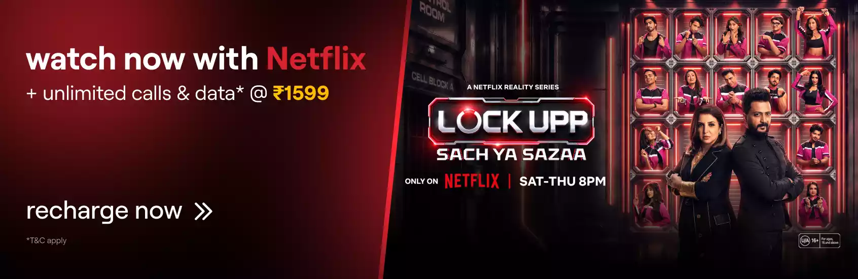 watch lock upp now on Netflix