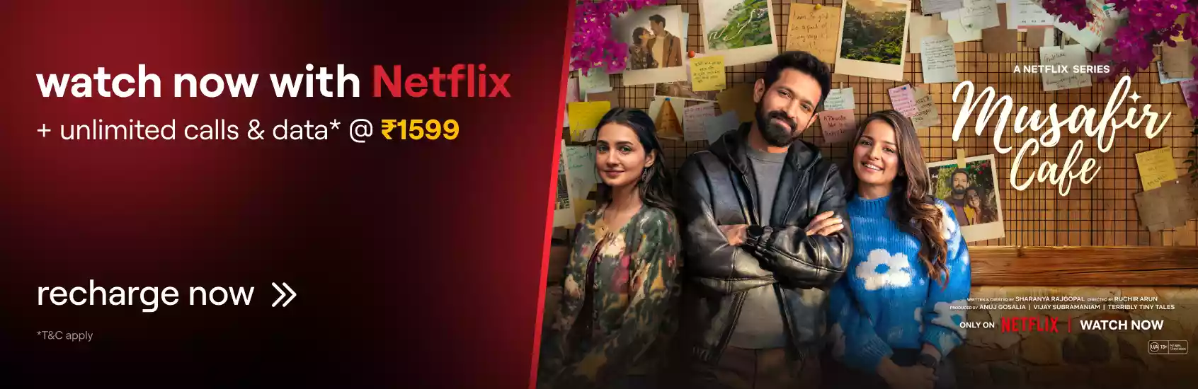 watch Musafir Cafe now on Netflix