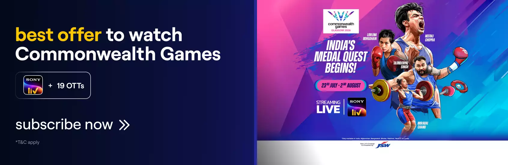 Glasgow Commonwealth Games with Vi Movies & TV app