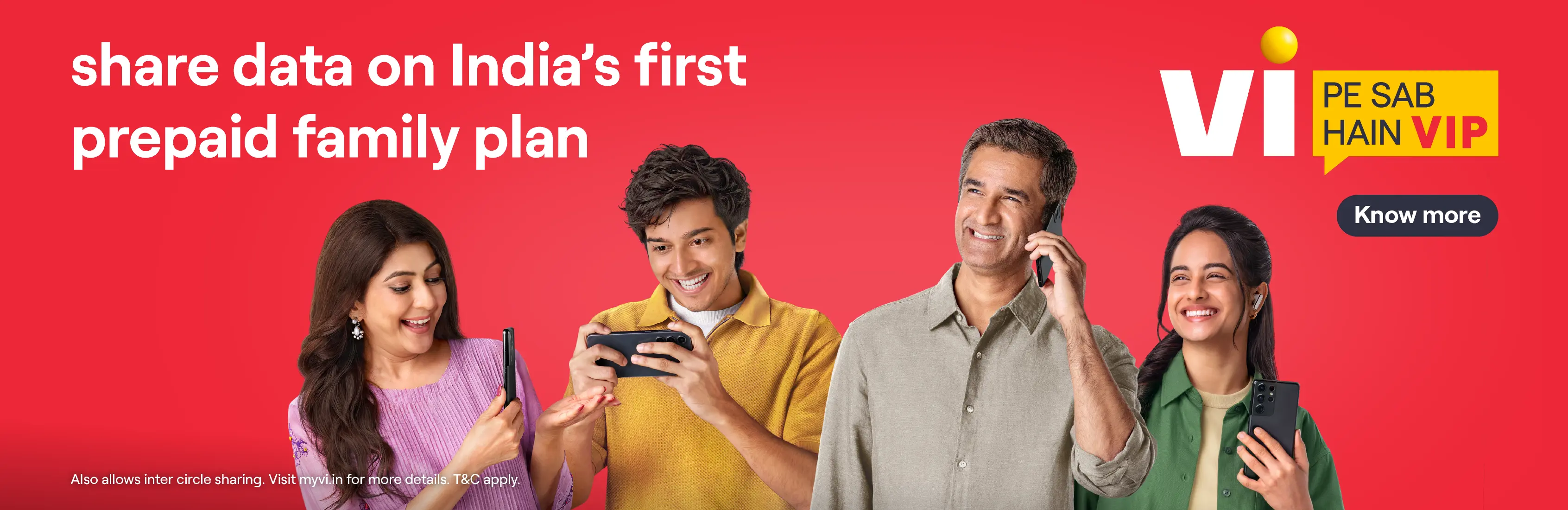 Vi Prepaid Family