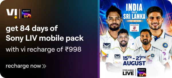get 84 days of Sony LIV mobile pack