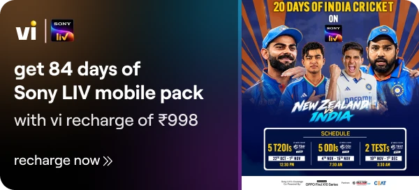 get 84 days of Sony LIV mobile pack
