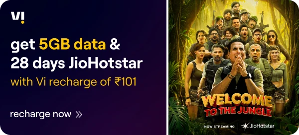 get 5Gb data & 28 days Jiohotstar