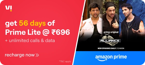 get 56 days of Prime lite @696