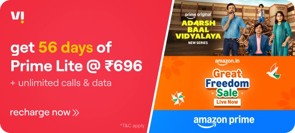 get 56 days of Prime lite @696