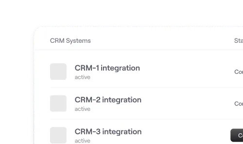 CRM & payments integration